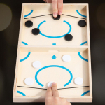 Kiire tempo m&auml;ng lauajalgpall Naljakas klassikaline lauaarvuti lahingu v&otilde;itja puidust hoki eest