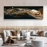 Kaasaegne luksuslik l&otilde;uendimaaling veiniklaas purjekas Dekoratiivmaalid seinakunst Hiina kuldne elutoa sisekujundus Cuadros 20x60CM NO Frame