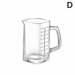 90/120Ml kuumakindlast klaasist m&otilde;&otilde;tetass Milk Jigger klaasuntstops k&auml;epidemega espressokohvi barista tarvikute jaoks