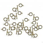 20 Sets Bronze Hooks And bar Clasp Necklace Bracelt