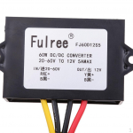 Konverteri Buck moodul 20V-60V kuni 12V 5A 60W v&auml;ljundv&otilde;imsuse adapter