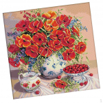 Lilled Templiga &otilde;mbluskomplekt Printed 14CT jaoks