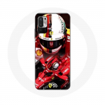 &Uuml;mbris Xiaomi Redmi Note 10 5G Vormel 1 Sebastian Vettel F1 Red jaoks