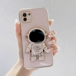 Astronaut Bracket Pehme kandilise serva mustriga kaetud telefoni kest Luksuslik kattega TPU telefoni&uuml;mbris OPPO jaoks OPPO A11 s&auml;rav roheline v&auml;rv