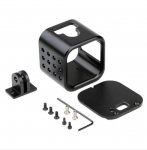 CNC alumiiniumist kaitsekorpuse korpuse katteraam GoPro Hero 4/5 Session Go Pro Sport tegevuskaamera tarvikutele must