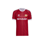 Adidas Originals Trefoil Man United Triibulise Logoga Jalgpallis&auml;rk V1 Meeste Topid Punane HP0455 XS