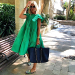 Retro &uuml;lisuur lapiline kleit naiste elegantne O-kaelusega volangidega varrukatega midikleidid naiste suvised volangidega p&auml;ikesekleit Vestidos L punane