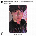 EXO 7. album EXIST Photobook Ver Ametlik fotokaart J&auml;rjehoidja Kai Baekhyun Suho - Photocard #X