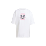 Adidas Originals X Hello Kitty Kuromi Multikaprint L&otilde;tv L&uuml;hikeste Varrukate T-s&auml;rk Naiste Topid Valge JG8056 L white