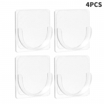 4 tk tugeva kardinapuu kronsteini hoidiku konksud seinale kleepuva vannitoa jaoks du&scaron;ivarda pingutushoidja puudub kapi jaoks puurvarras 4pcs