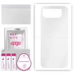 apgo Ultra Clear Protective Skin Sticker for the back compatible with Asus ROG Phone 6 Pro, Wrap Film, Hydrogel Film, Flexible, Soft TPU with position