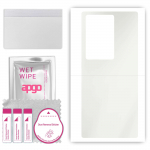 apgo MATTE Protective Skin Sticker for the back compatible with ZTE Axon 40 Ultra, Wrap Film, Hydrogel Film, Flexible, Soft TPU with positioning layer