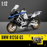 1/12 Scale R1250GS Diecast Toy Mootorratta simulatsioonisulamist mootorratta mudel 1/12-Size:18.5*12.2*7.5cm sinine