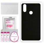apgo Protective Skin Sticker for the back compatible with Lenovo A6 Note, Wrap Film, Foil, Vinyl - Pattern Matrix