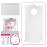 apgo Protective Skin Sticker for the back+sides compatible with Xiaomi Poco F2 Pro, Full Wrap Film, Foil, Vinyl - Pattern Matte Transparent