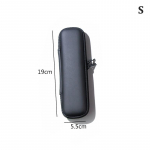 Naiste meigipintsli &uuml;mbris Puhas must v&auml;ike kosmeetikakott huulepulga pliiatsi korraldaja ilut&ouml;&ouml;riistade hoiukarp T&otilde;mblukuga pika ribaga kott