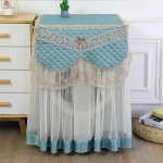 Prantsuse trummelpesumasina tolmukate kuumalt m&uuml;&uuml;a riidest pesumasina katted sinise pitsiga tolmukindel pesuri korpus Frontdoor 60x60x80cm