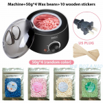200CC Wax Heater soojem karvaeemaldusmasin k&auml;te ja jalgade keha SPA epilaatori jaoks parafiinvaha pott + vahaoad + puidupulgad