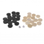 30 tk. Kulumiskindlad puidust nupud, kabe Backgammon, 2 t&auml;ringuga lauam&auml;ngud, t&auml;iskasvanud, lapsed, m&auml;nguasjad koju CHINA