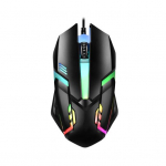 USB juhtmega m&auml;nguhiir LED RGB ergonoomiline 1200DPI 3 nuppu &uuml;lit&auml;pse vaigistusega lauaarvuti kontoris