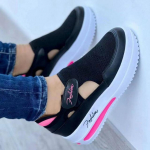 Naiste kevadised tossud, platvorm vabaaja hingav spordidisain Vulkaniseeritud kingad Moodsad naistejalatsid Zapatillas De Mujer 42 punane