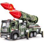 Armee m&auml;nguasjade s&otilde;jaline veoauto 6 k&auml;ivitatava rakettm&uuml;rskuga, survevalatud m&auml;ngus&otilde;idukid, valguse ja heliga autode mudelid, tagasit&otilde;mbamine ja kingitus. 18.5*5*9cm