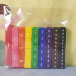 Montessori matemaatikam&auml;nguasjad lastele Fraktsioon Virnastamistorn Tegevuskomplekt Matemaatika tarvikud Loendamine Vikerkaareklotsid &Otilde;ppevahendid 6+