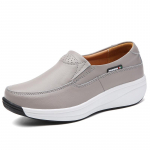 Naiste platvormkingad Nahast jalatsid Kingad Suurus 35-40 35 hall