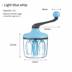 Mini kreemivahustaja k&auml;sitsi majapidamiskoogi vahustaja munavahustaja poolautomaatne v&auml;ike munavahustaja k&ouml;&ouml;giartefakt