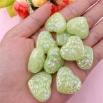 10 tk 25 * 21,2 mm kommid, v&auml;rv, mood, akr&uuml;&uuml;l, s&uuml;da, lahtised helmed, DIY kaelakee k&otilde;rvar&otilde;ngad, materjal, tarvikud auguga roheline