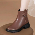 Poolsaapad kevadised naiste kingad madala kontsaga pl&uuml;&uuml;sis saapad Uued pu nahast kingad naistele suured talvesaapad 35 must