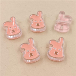 Ehete valmistamine Armsad k&auml;sitsi valmistatud 5 tk loomingulised ripatsid DIY aksessuaarid tilguti&otilde;li mood materjal akr&uuml;&uuml;l j&auml;nes p&auml;ikesekuju lahtised helmed k&auml;ev&otilde;ru kaelakee Rabbit &scaron;ampanjav&auml;rvi