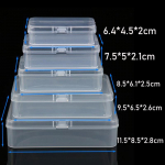 Vogue'i sahtlite sortimenti karpkonteiner ristk&uuml;likukujulised helmed ehte&uuml;mbris meigikarp K&otilde;rvar&otilde;ngakarp L&auml;bipaistev koduelu visiitkaardikarp 6.4*4.5*2CM