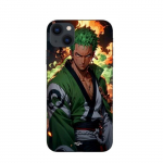Coque Maniacase pour iPhone 15 One piece Zoro manga anime 3D art