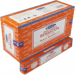 Satya Nag Champa Sensation viirukipulgad Agarbatti 180 grammi karp | 12 pakki 15 grammi karbis | Ekspordi kvaliteet pruun