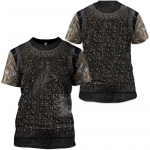 Viking Armor 3D prinditud T-s&auml;rk Meeste Harajuku l&uuml;hikeste varrukatega s&auml;rk vabaaja t&auml;navaratsaniku suvine unisex s&auml;rk S