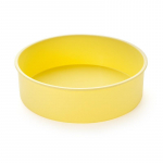 &Uuml;mmargune koogivorm, silikoonvorm, mitmes suuruses koogivormid 4inch 1pc kollane