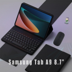 Samsung Tab A9 8,7-tollise kaitse&uuml;mbrise SM-X110/X115 jaoks, klaviatuuri ja hiirega alus