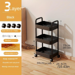 V&auml;ike k&auml;ru hoiuriiul, magamistoa hoiuriiul, koduk&ouml;&ouml;gi teisaldatav hoiurest, mitmekihiline organiseerimisriiul Black Three Layers