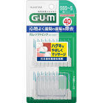 Sunstar GUM. N&auml;rimiskumm, pehmed hambatikud, l&otilde;hnatu, suurus SSS-S 40 tk. Interdentaalne hari Hambaravi (hambavahede puhastusvahendid) Eemaldage &uuml;ks pehmetest kirkadest. Sisestage