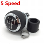 5/6 Speed ​​Leather Manuaalne k&auml;iguvahetusnupp, kangi k&auml;igukangi pliiats Volkswagen VW Passat B6 2005-2011 auto stiilitarvikutele 5 speed