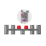 Dyson V7 V8 V10 V11 tolmuimeja hoiuriiul 9 auguga tarvikuhoidja Style 1