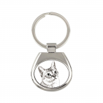 Singapura Cat - keychain with a cat, keychain with a print, personalized pendant from the Art-Dog brand