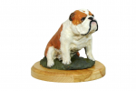 Bulldog - painted figurine, statue, figure, made by the artist, brand Art-Dog