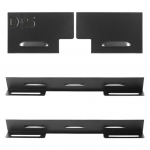 Tuulekaitse Blackstone Griddle'i 17&ndash;36-tollise tuuleklaasi komplekti, 4 roostevabast terasest tuuleklaasi komplekti, mille magnetivaba paigaldust ei ole v&otilde;imalik paigaldada ventileeritava ruudustiku kilp 17inch