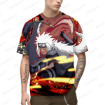 Y2k Clothes Meeste T-s&auml;rk Harajuku Style Cosplay Naruto Suurem&otilde;&otilde;tmeline Kingitus Kvaliteetne Riietus Uued S&auml;rgid Laste Trend 4XL