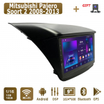 Android Carplay Autoraadio Mitsubishi Pajero Sport 2 2008-2013 jaoks Multimeediapleier Peaseade Stereo GPS-navigatsioon BT WIFI 2+32GB 1+16GB