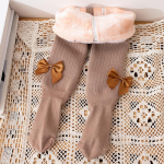 Talvised Beebid T&uuml;drukutele Retuusid fliisist Paksud Soojad Kaarsukkp&uuml;ksid Lastele Vabaaja 2 3 4 5 5 Aastased Moodsad Laste sukkp&uuml;ksid S valge