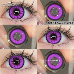 EYESHARE Colored Contact Lenses Halloween Vampire Red Lenses Anime Cosplay Beauty Pink Blue Colored Lenses 1 Pair 0