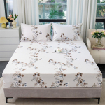 Lilletr&uuml;kis Deep Pocket kuninganna voodilinade komplekt - 3 arvutit pehmest mikrokiust kuninganna voodilinad Deep Pocket pleekimiskindlad voodipesu linad ja padjap&uuml;&uuml;rid 180x200+25cm+2 pillowases